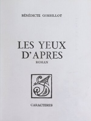 cover image of Les yeux d'après